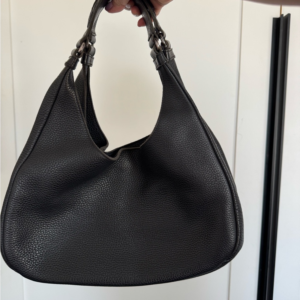 AUTHENTIC Bottega Veneta Black Intrecciato Leather mini tote shoulder hobo bag - Picture 12 of 16